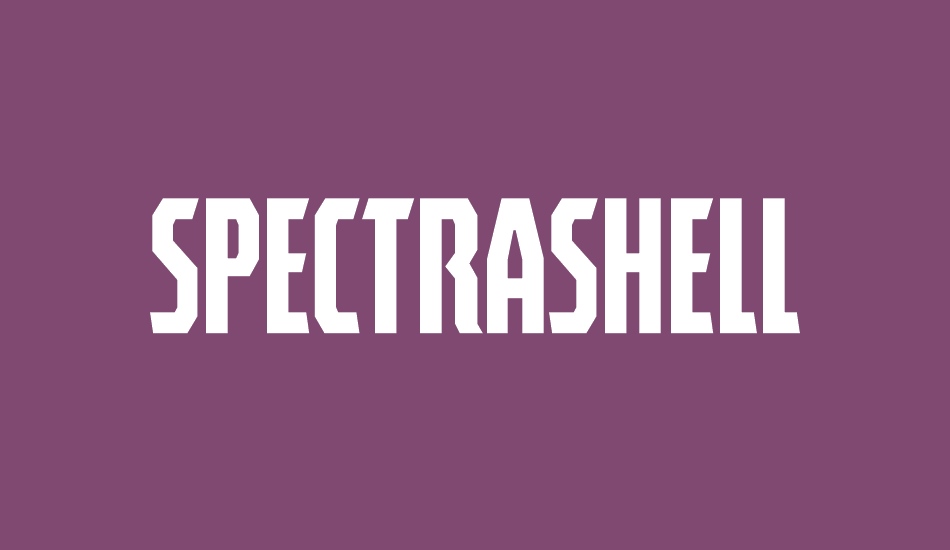 spectrashell font big