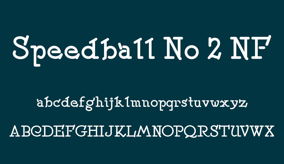 speedball-no-2-nf font
