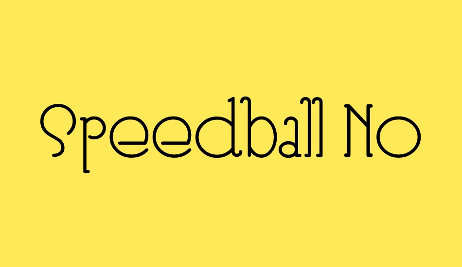 speedball-no-3-nf font big