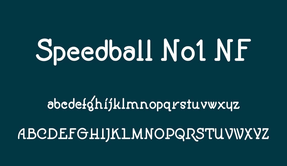 speedball-no1-nf font