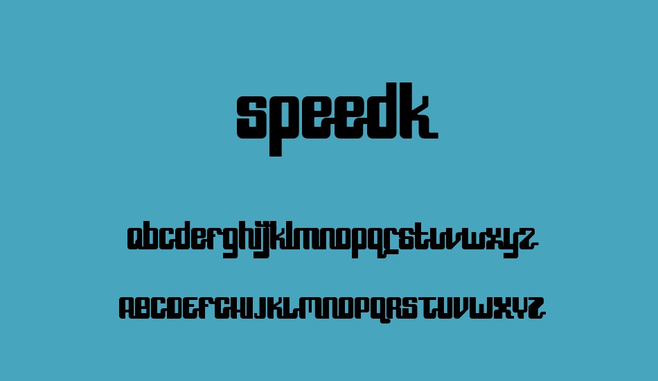 speedfreek font