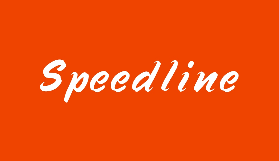 speedline font big
