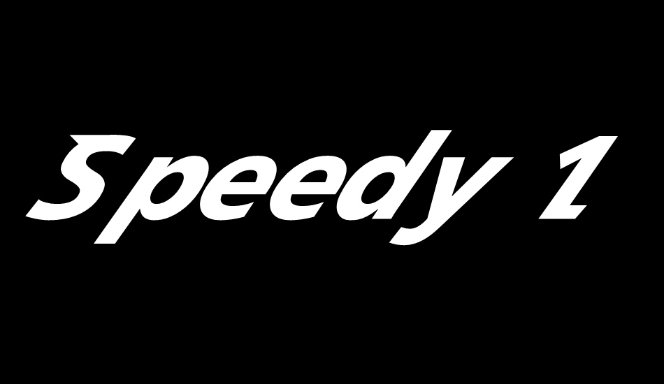 speedy-12 font big