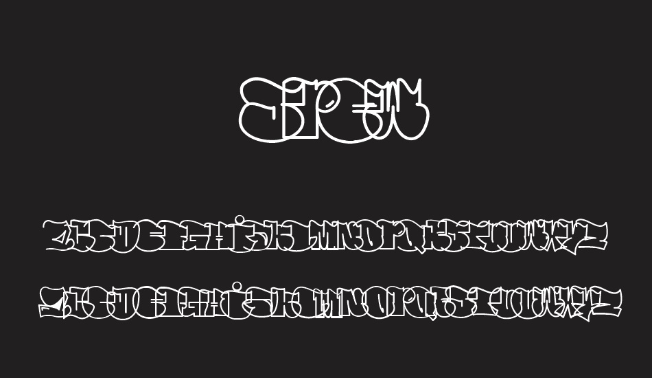 spew font