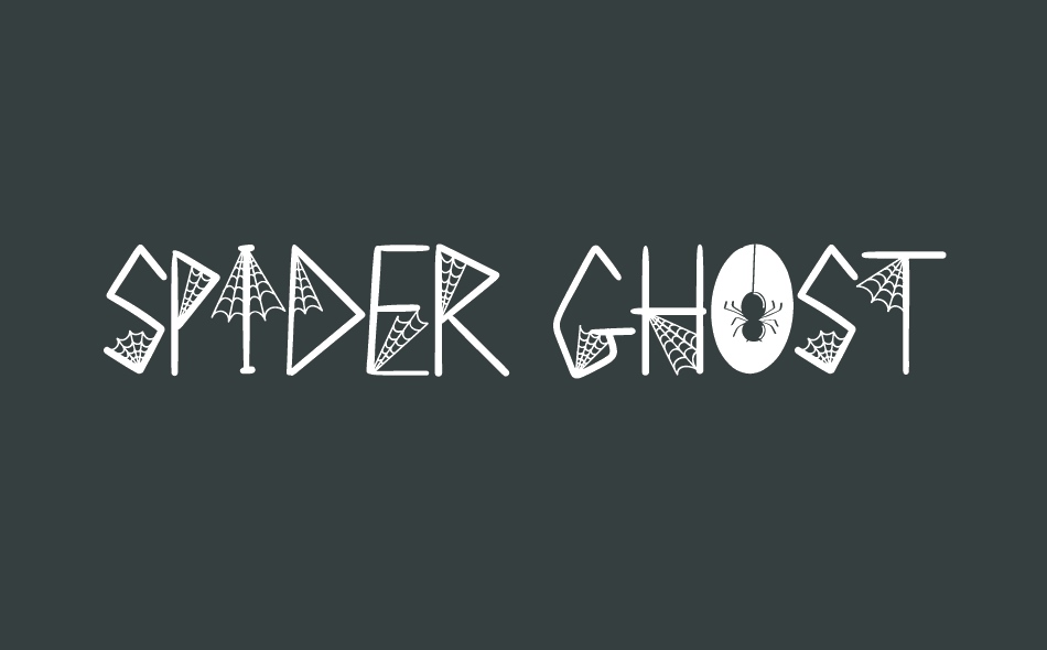 Spider Ghost font big