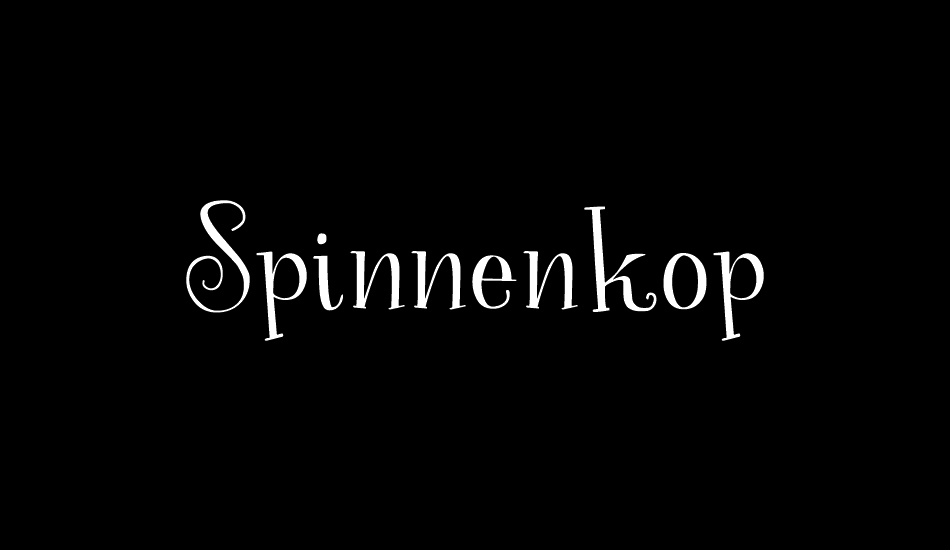 spinnenkop-demo font big