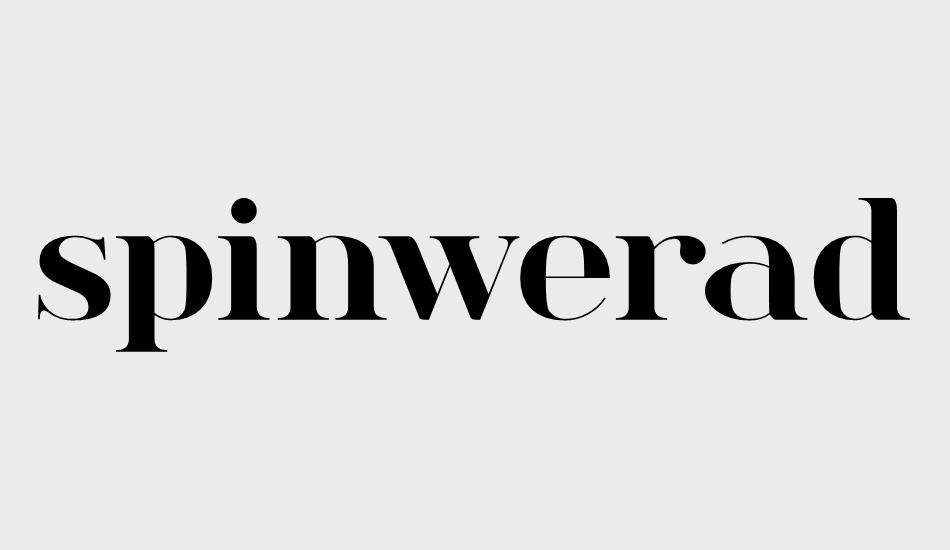 spinwerad font big