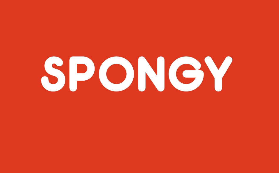 Spongy font big