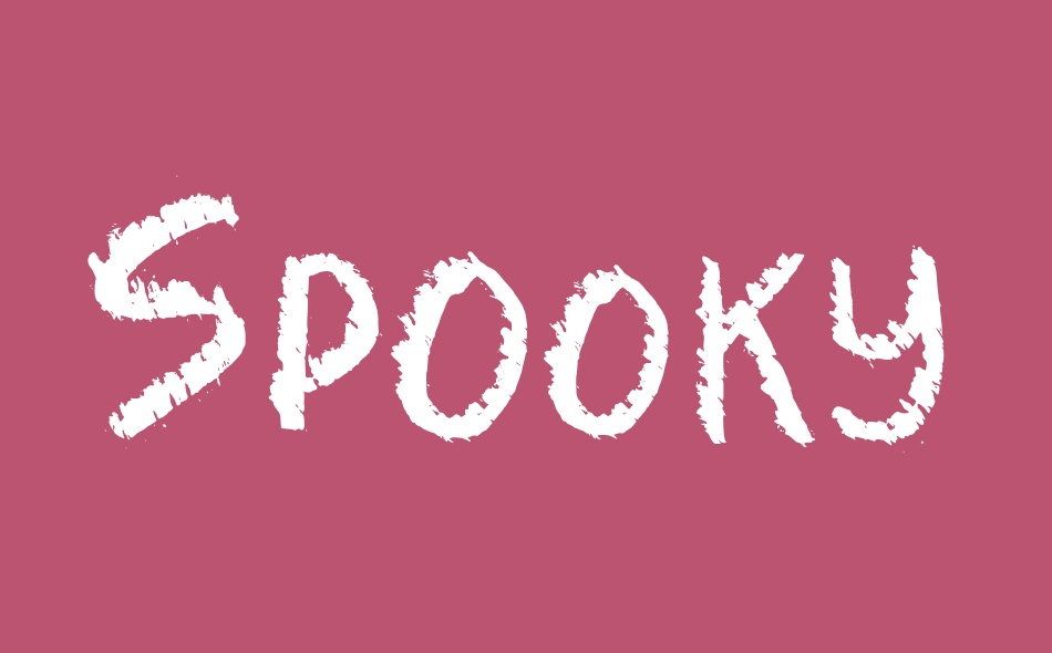 Spooky Crack font big