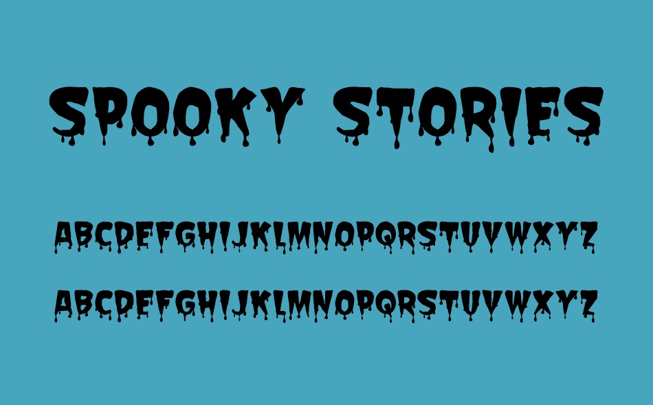 Spooky Stories font