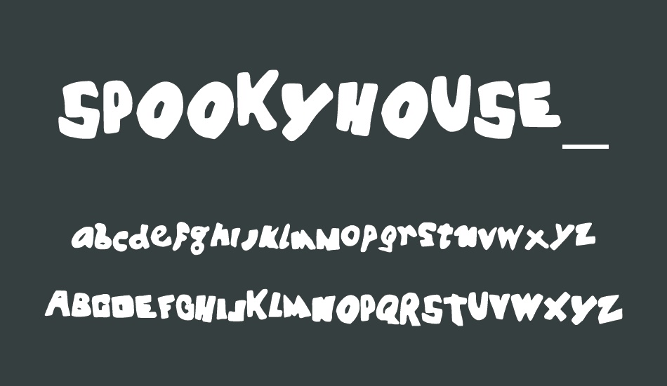 spookyhouse- font