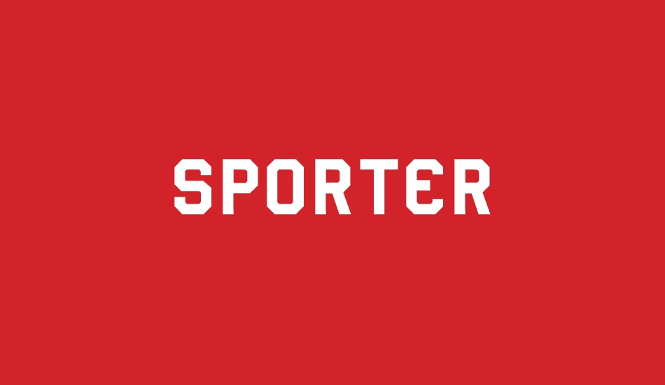 sporter font big
