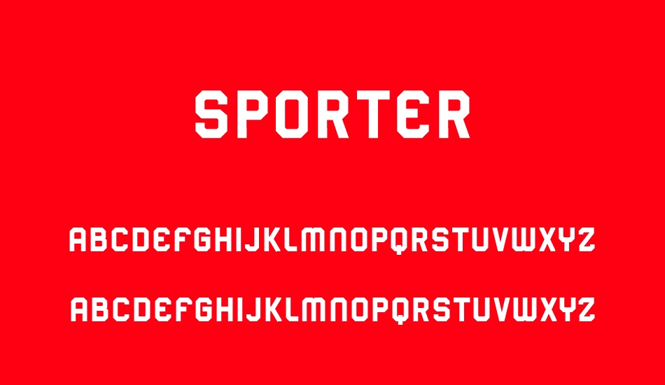 sporter font