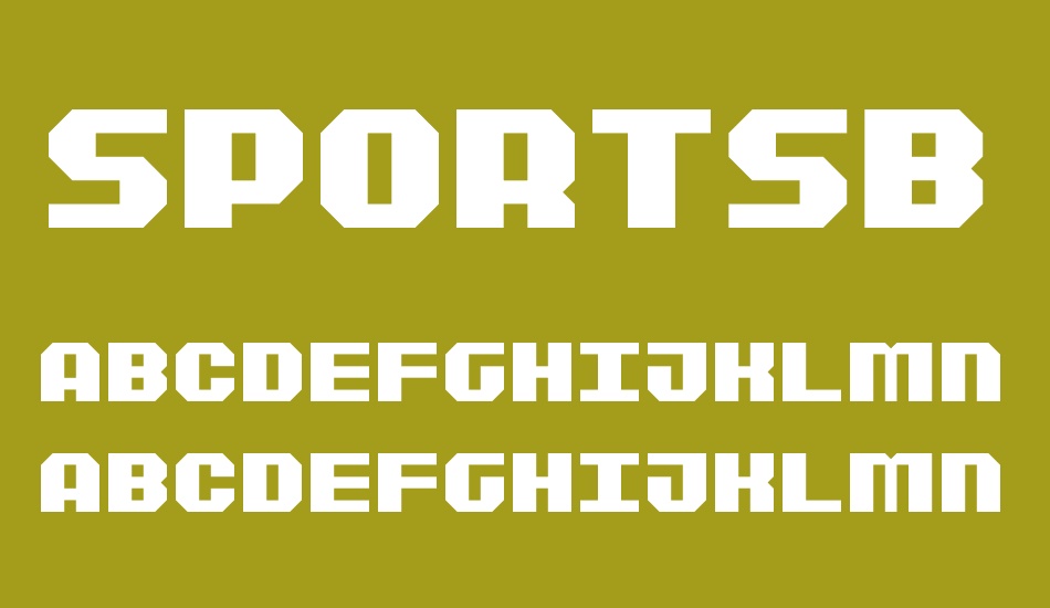 sportsball font