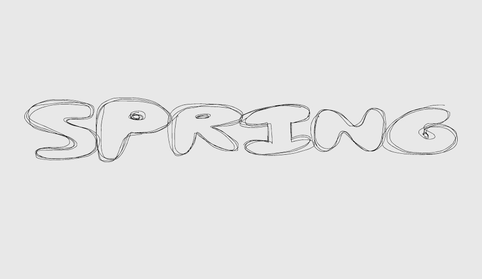 springbump font big