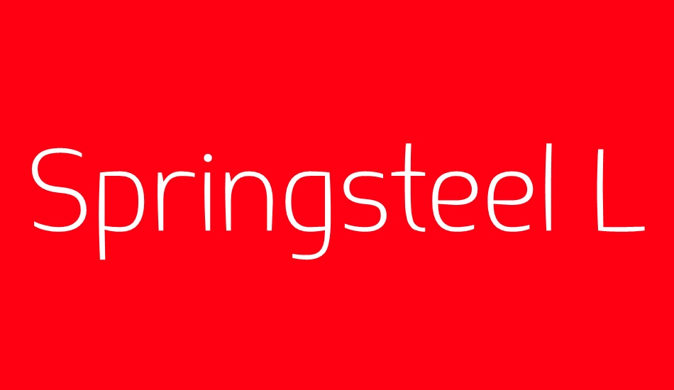 springsteel-lig font big