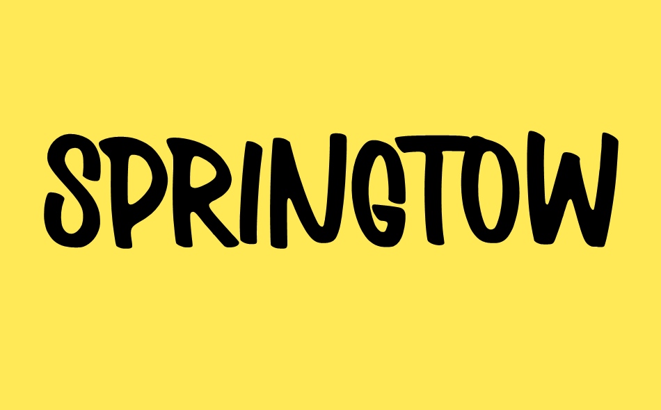 Springtown Market font big