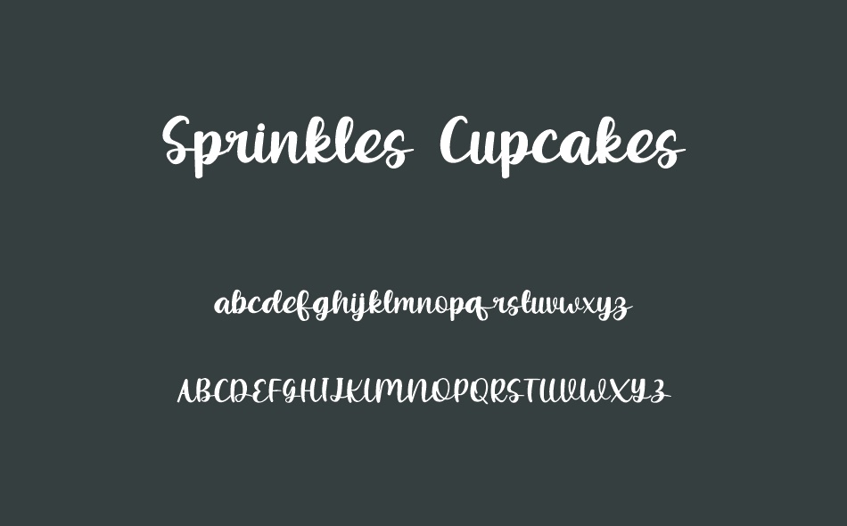 Sprinkles Cupcakes font