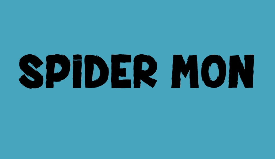 spıder-monkey font big