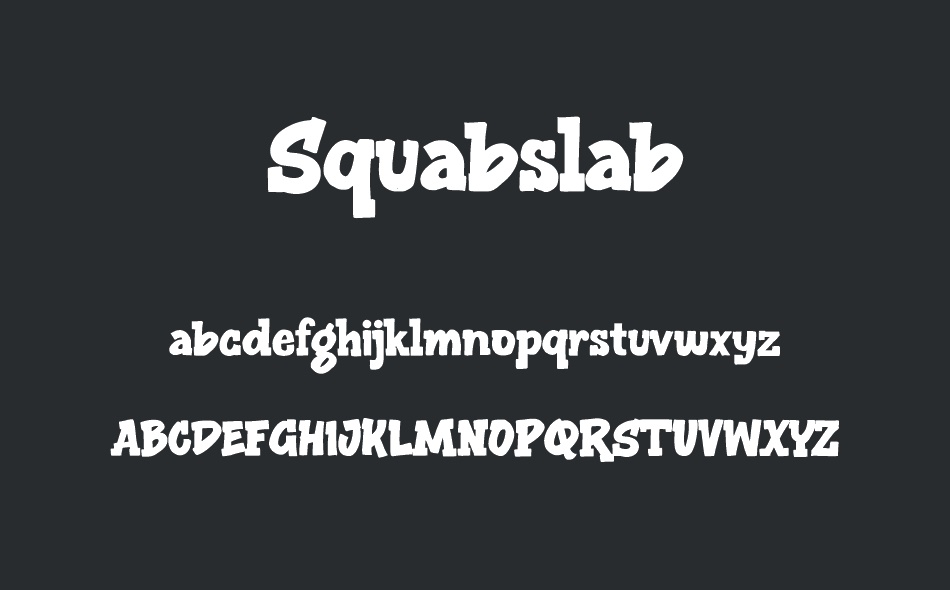 Squabslab font