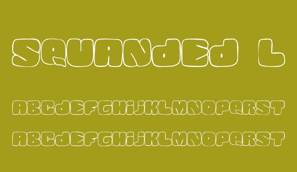 squanded-light font