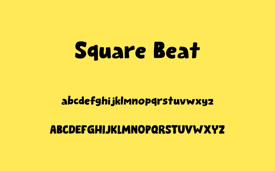 Square Beat font