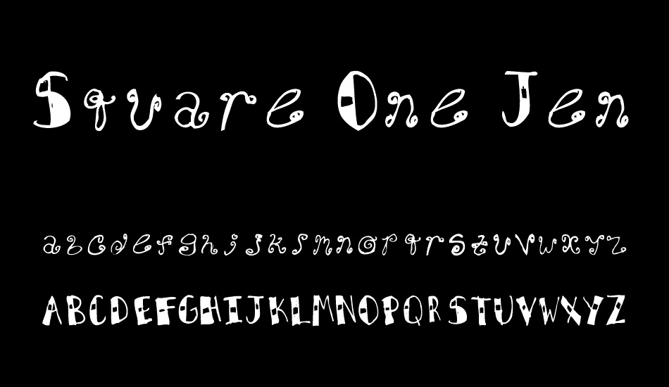 square-one-jenna font