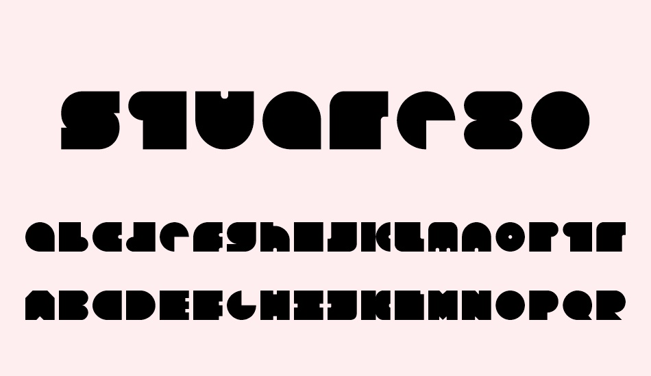 square80 font