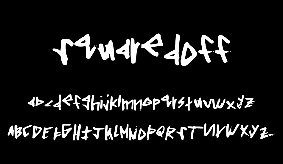 squaredoff font