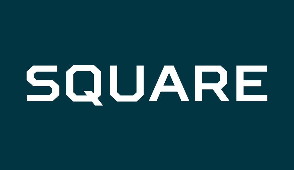 squares-bold font big