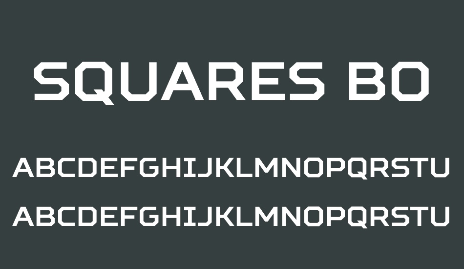 squares-bold font