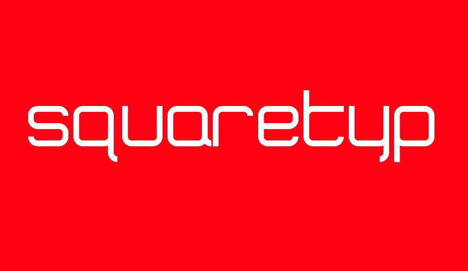 squaretype-b font big