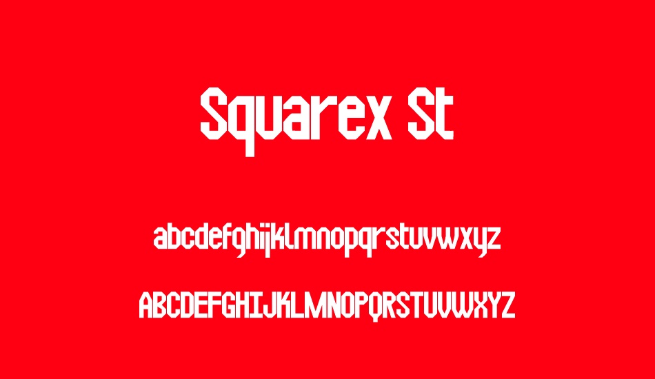 squarex-st font