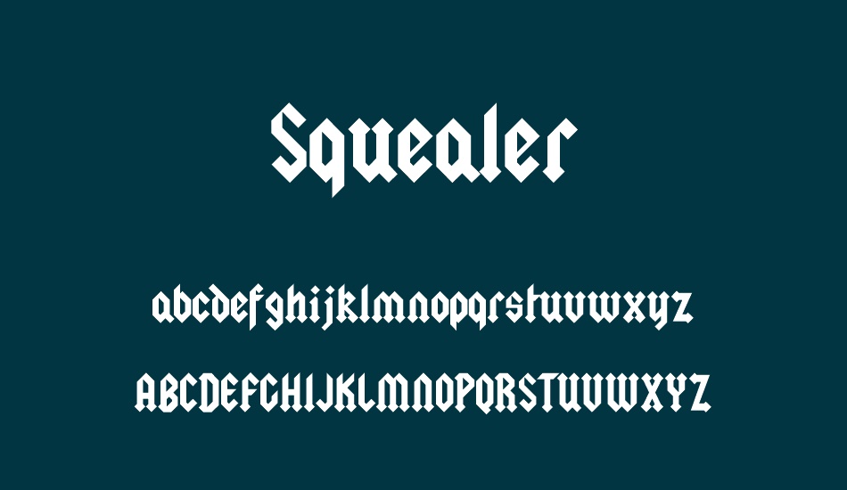 squealer font