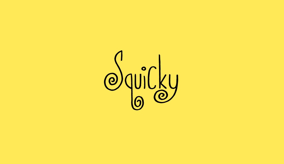 squicky font big