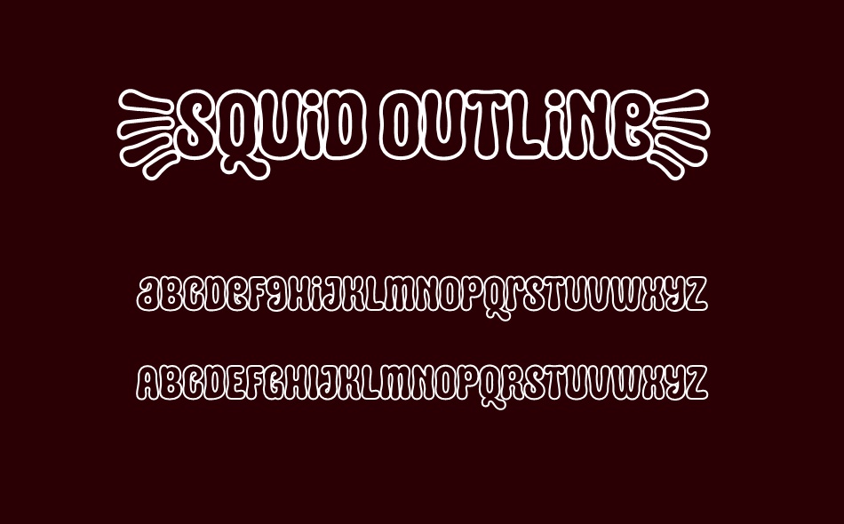 Squid Junkie font