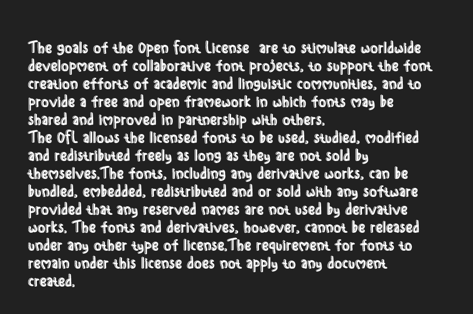 Squitword font 1