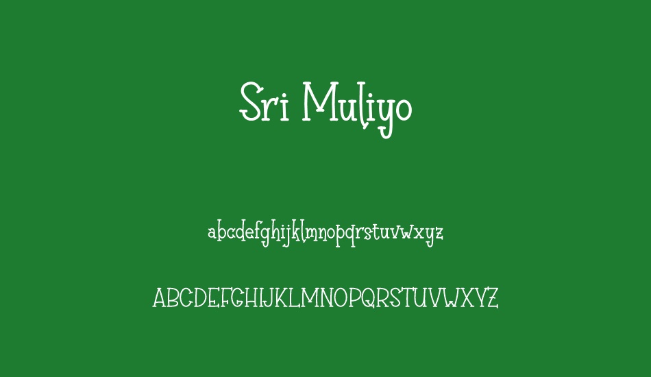 sri-muliyo font