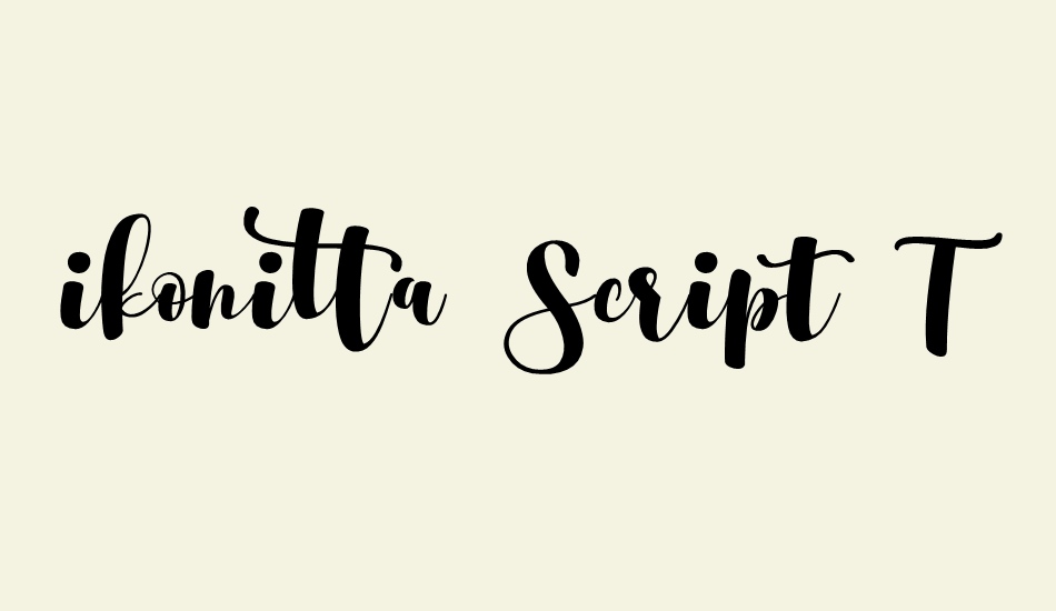 srikonitta-script-two font big