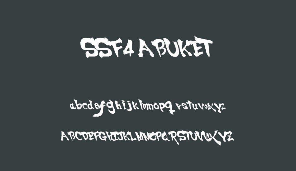 ssf4-abuket font
