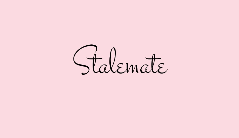 stalemate font big