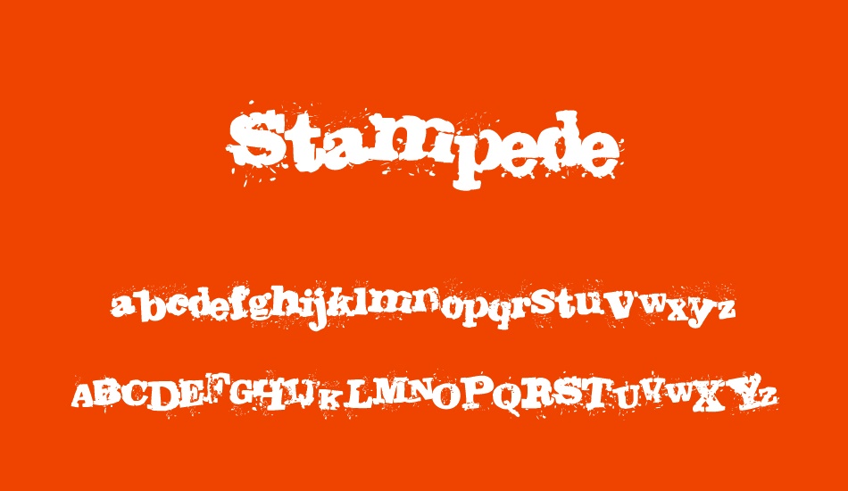 stampede font