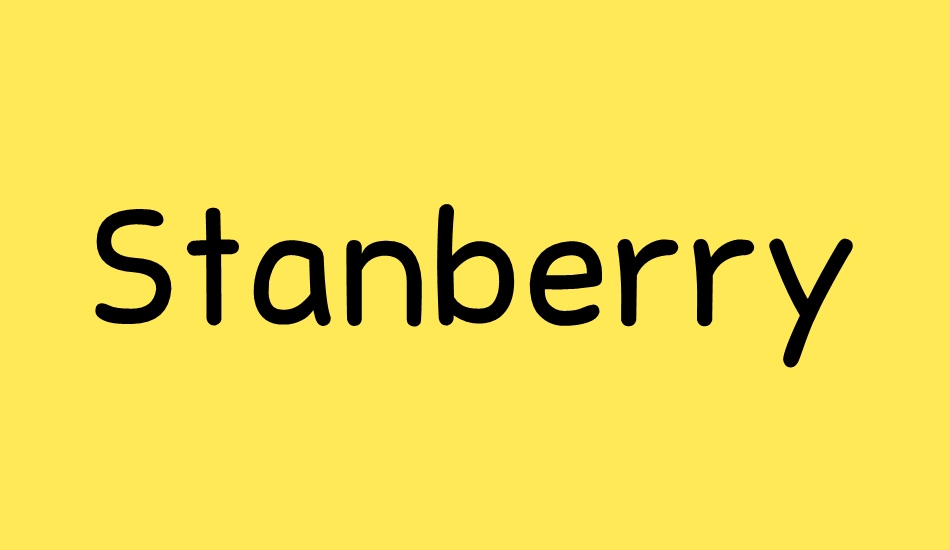 stanberry font big