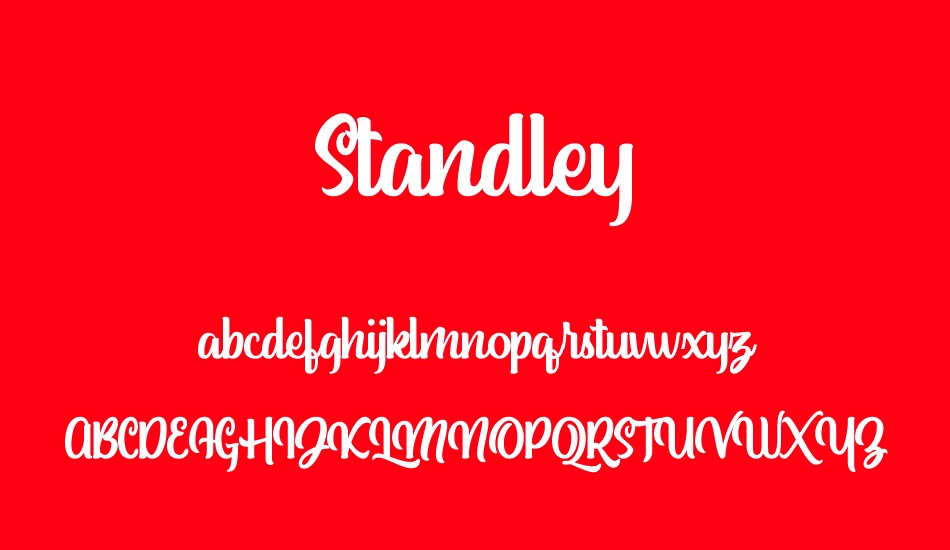 standley font