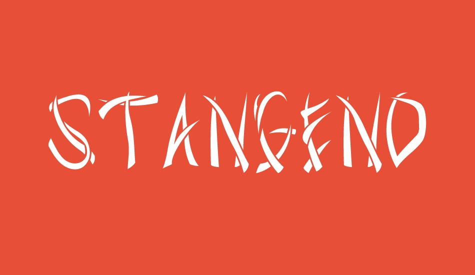 stangend font big