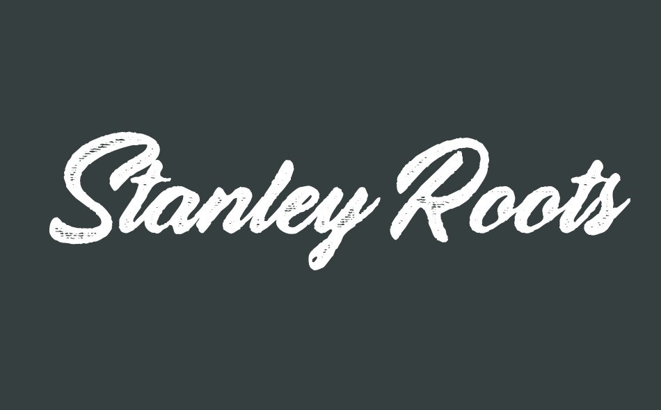 Stanley Roots font big