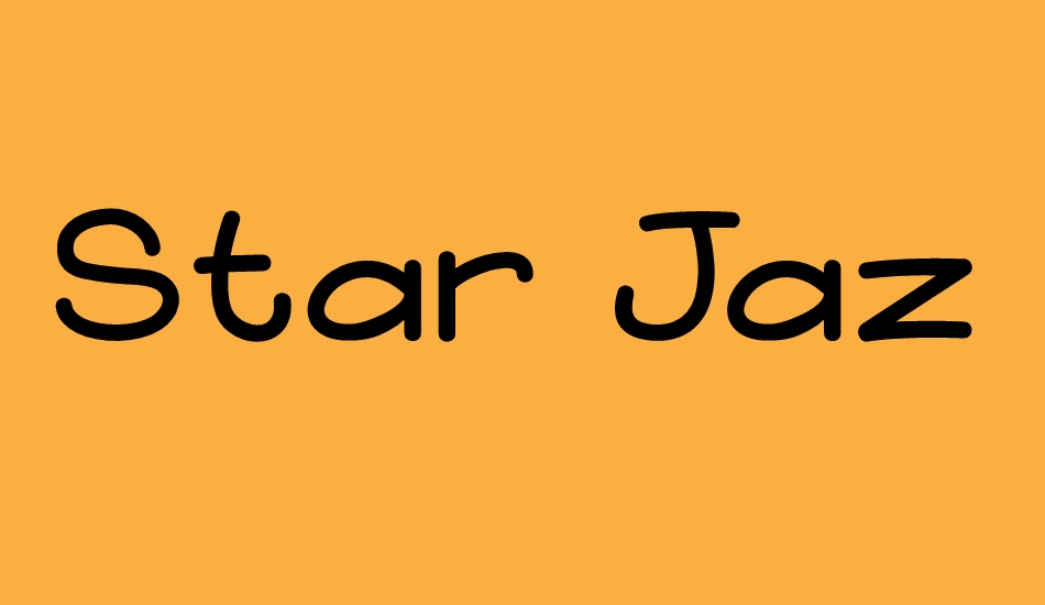 star-jazz font big