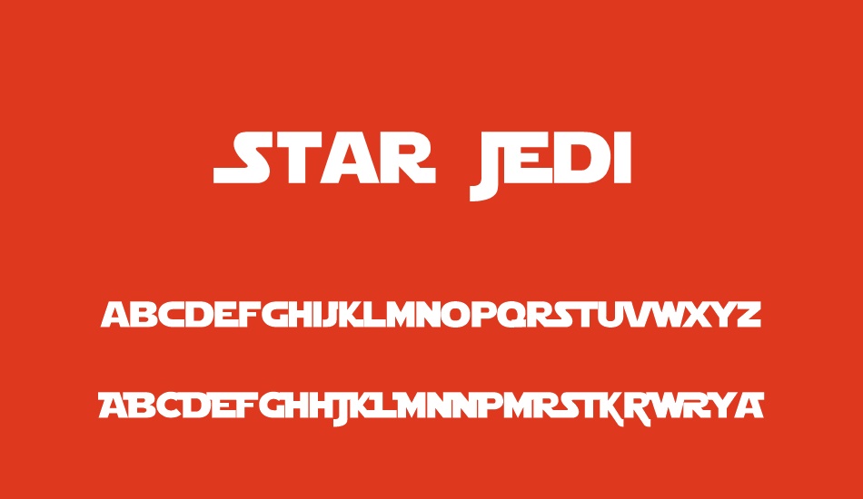 star-jedi font