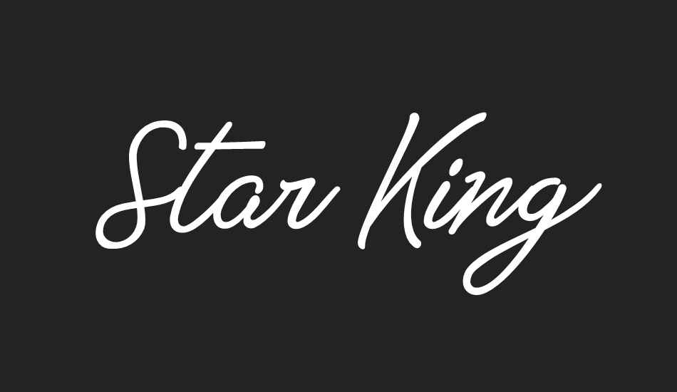 star-king font big