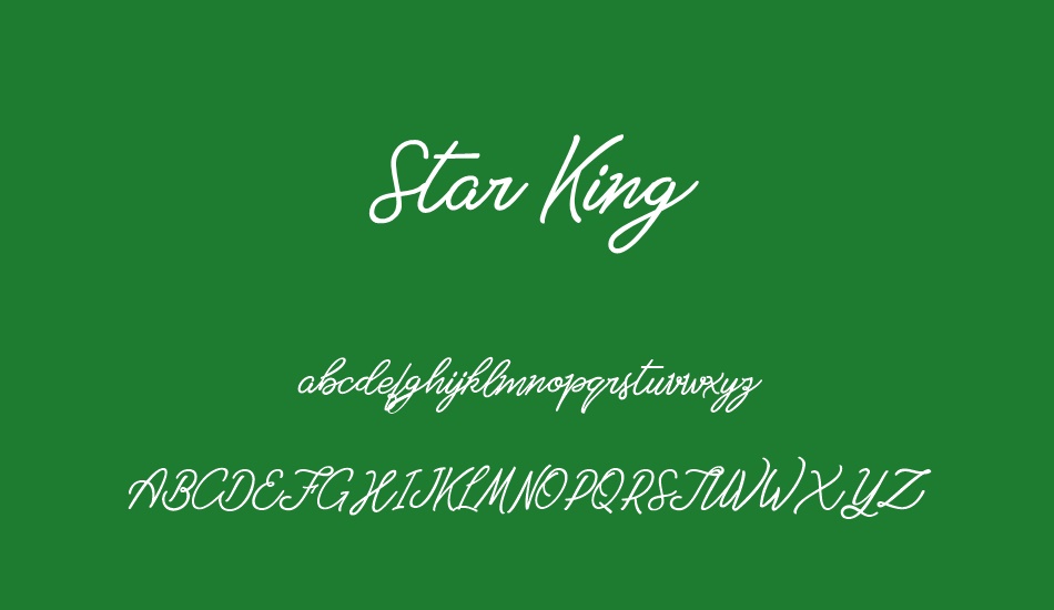 star-king font